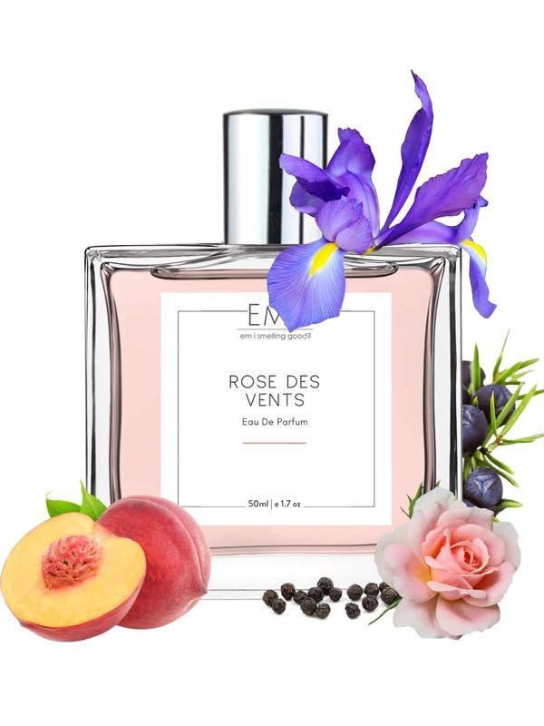 EM5™ Rose Des Vents Eau de Parfum for Women - Floral Fruity Fresh Spicy Long Lasting Perfume Spray | Luxury Fragrance Gift for Her | Perfect for Date Night, Office Wear & Special Occasions