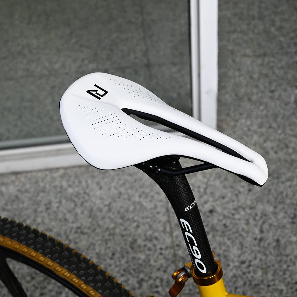 ROADNADO Comfortable Gel Bike Seat with Suspension - Ergonomic & Breathable Bicycle Saddle for Mountain & Road Bikes - Perfect for Long Rides, Commuting & Outdoor Cycling Adventures