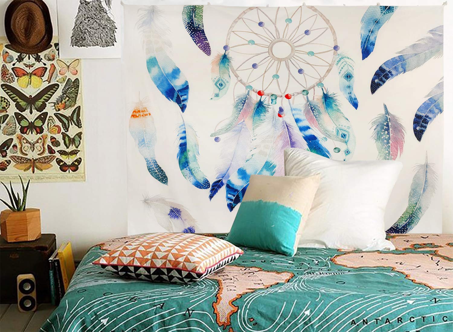 Dream Catcher Tapestry - Thick Microfiber Wall Hanging for Bedroom & Living Room Decor