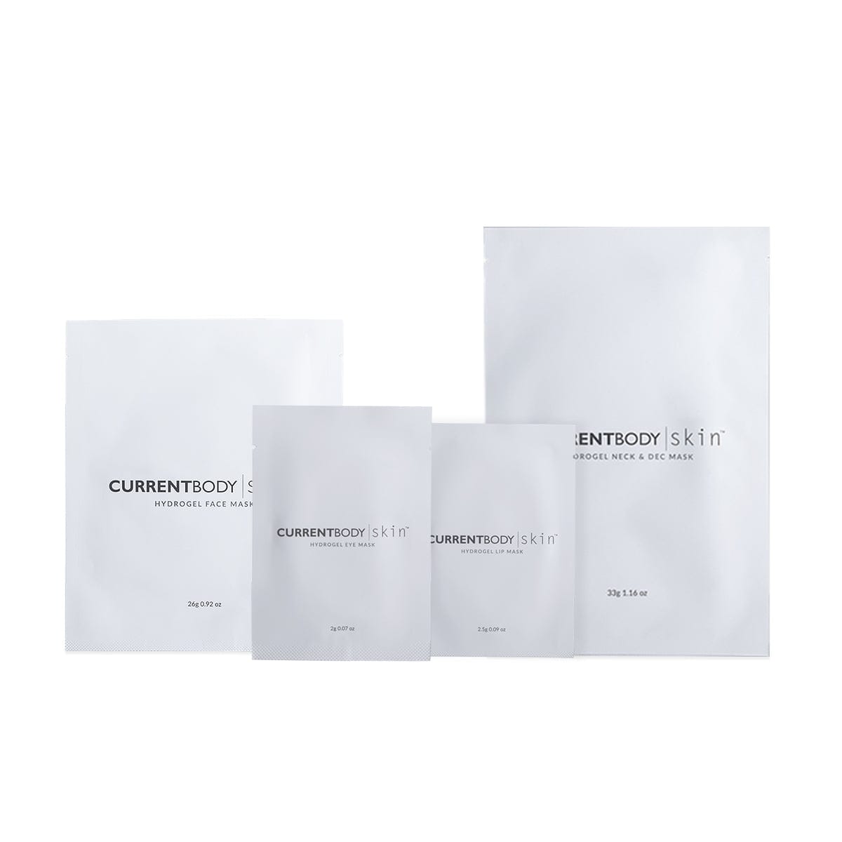 CurrentBody Skin Full Hydrogel Treatment - Hydrating Facial Mask for Glowing Skin | At-Home Spa Treatment & Self-Care Routine