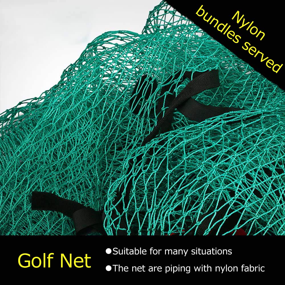 10x3 Ft to 10x30 Ft Multifunctional Golf Practice Net - Durable Impact Barrier for Indoor & Outdoor Hitting, Chipping & Driving Range Training | Perfect for Backyard, Garage & Golf Course Use