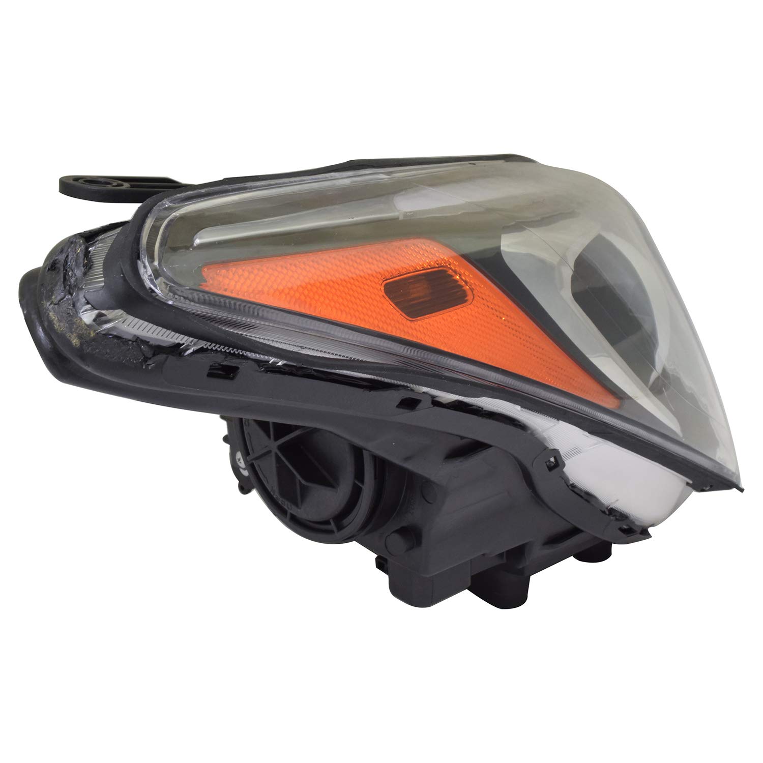 TYC Right Headlight Assembly Compatible with 2017-2018 Hyundai Santa Fe - Replacement Headlamp for Improved Night Driving Safety