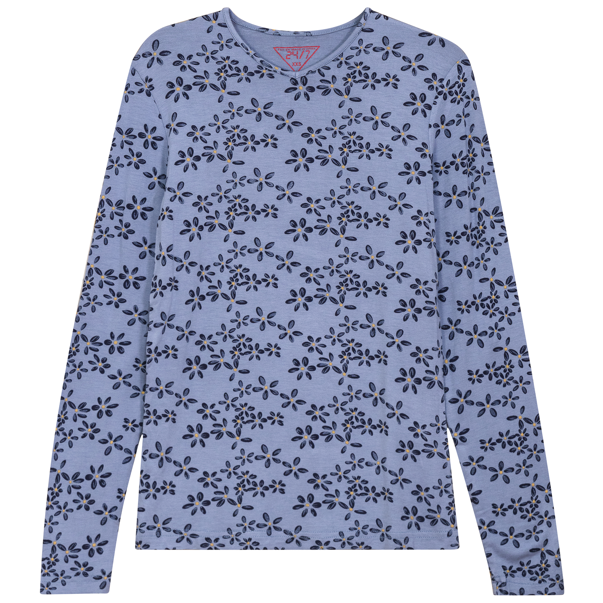Stylish V-Neck Printed T-Shirt for Men & Women - Trendy Graphic Tee for Casual Wear, Street Fashion & Everyday Outfits