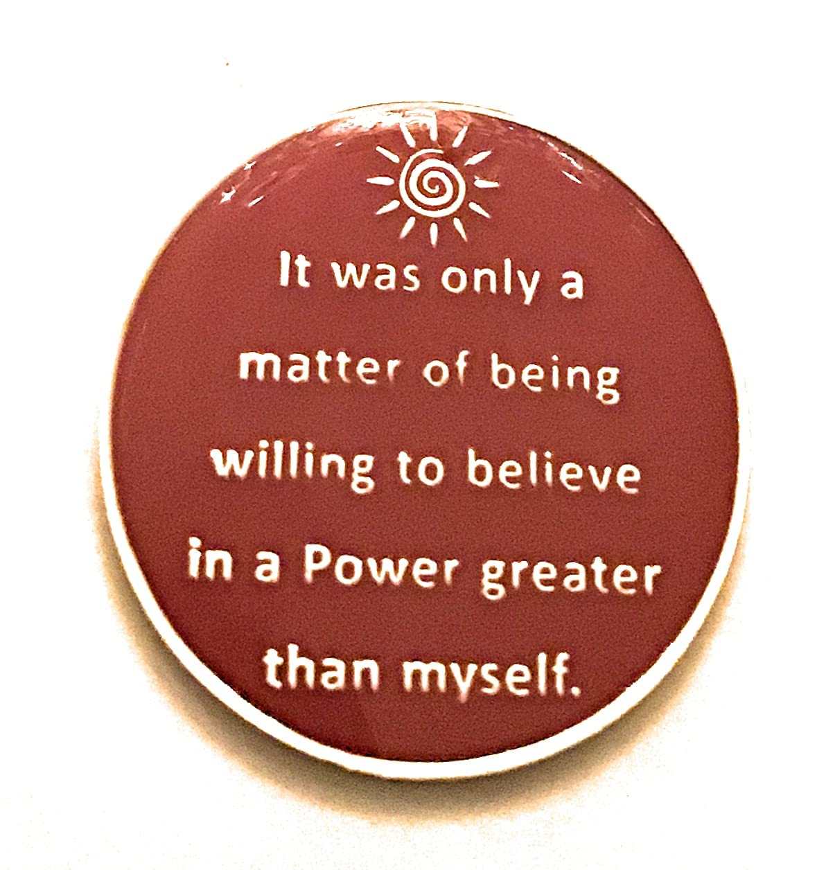 28 Year AA Medallion - Orange & Yellow Chip Token Coin for Collectors & Recovery Milestones | Perfect for Celebrating Sobriety & 12-Step Programs