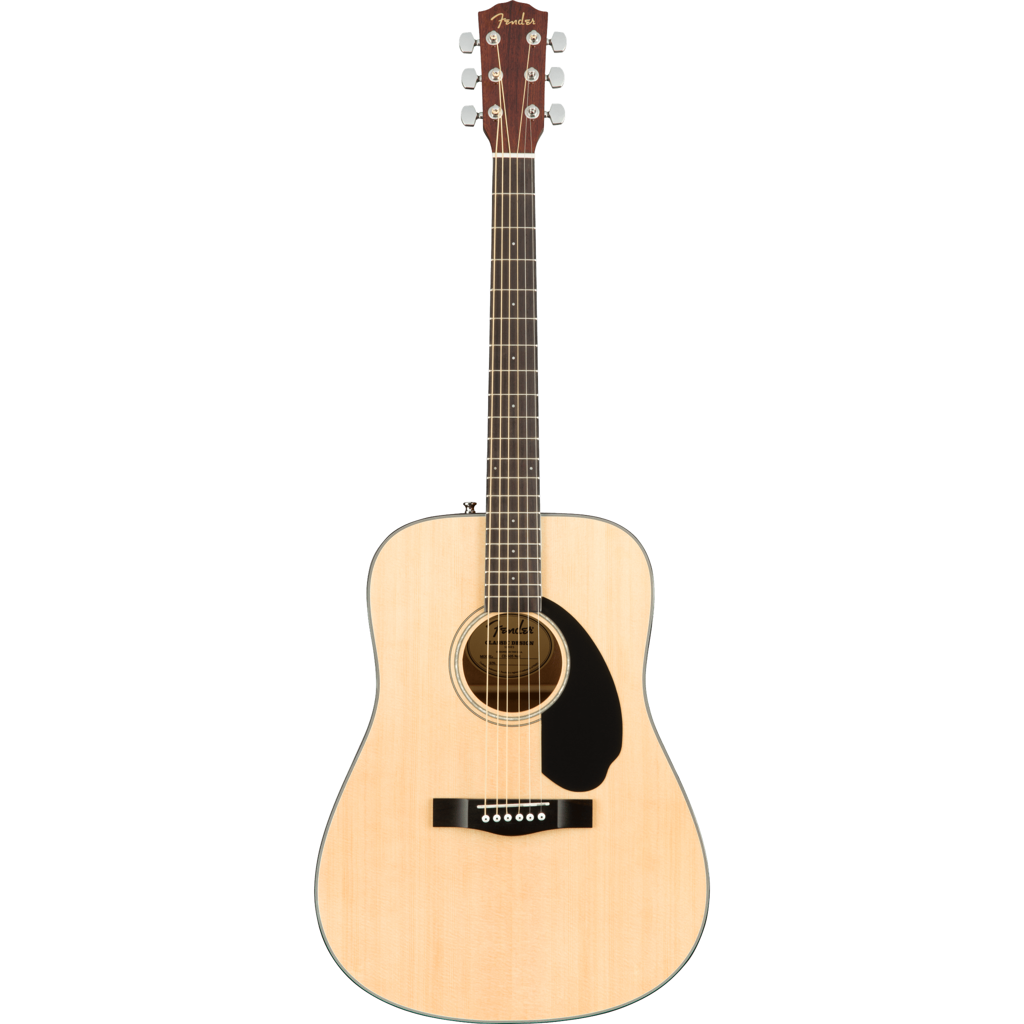 Fender CD 60S Acoustic Guitar - Natural Finish, Spruce Top, Mahogany Back & Sides - Perfect for Beginners, Campfires & Live Performances