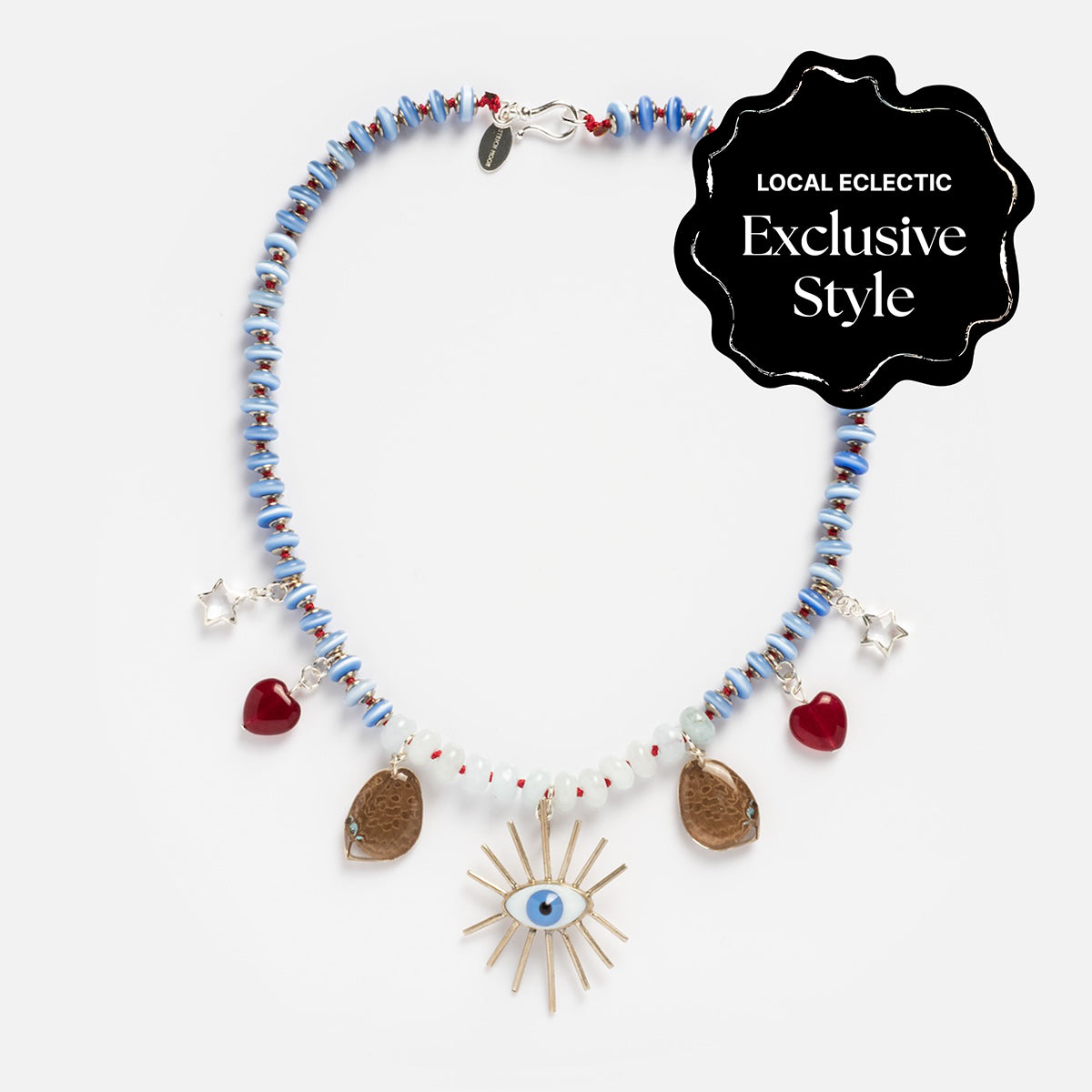 Unique One-of-a-Kind Eye Fly Necklace - Elegant Statement Jewelry for Women, Perfect for Parties, Weddings & Special Occasions