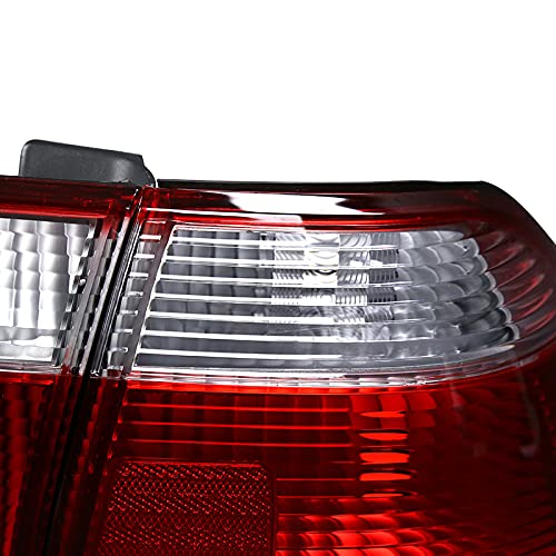 Spec-D Tuning Red LED Tail Lights for 1998-2000 Honda Accord 4-Door Sedan - Left & Right Pair Assembly - Enhance Style & Visibility for Night Driving & Car Shows