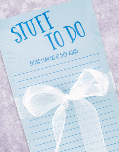 Sleep Shopping List Notepad - Premium Memo Pad for Nighttime Essentials & Bedtime Planning | Perfect for Grocery Lists, To-Do Reminders & Dream Journaling