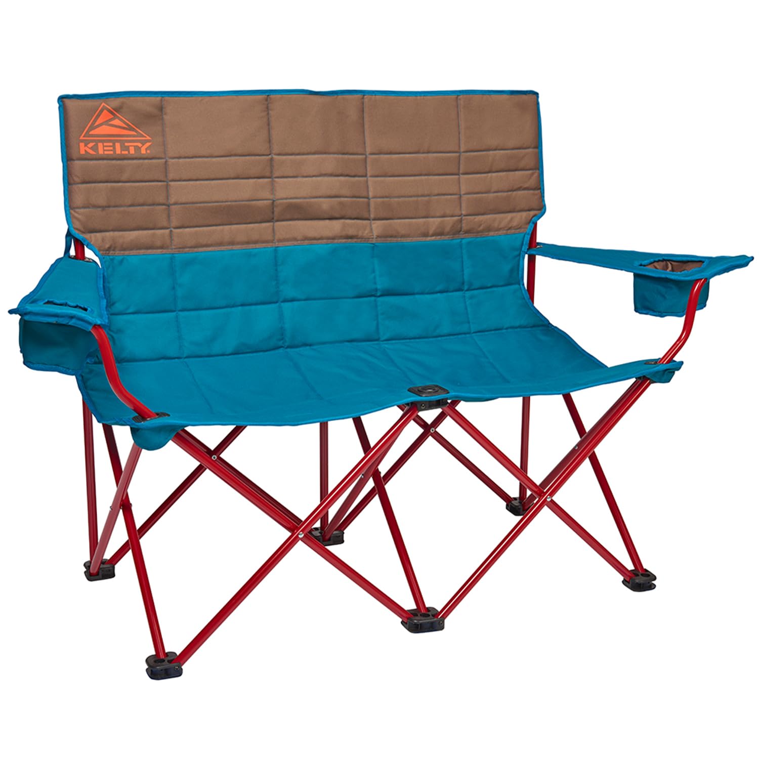 Kelty Loveseat Double Outdoor Camping Chair for 2 People - Heavy Duty Portable Folding Chair for Camping, Beach, Picnics, Festivals & Concerts - Updated 2022 Design