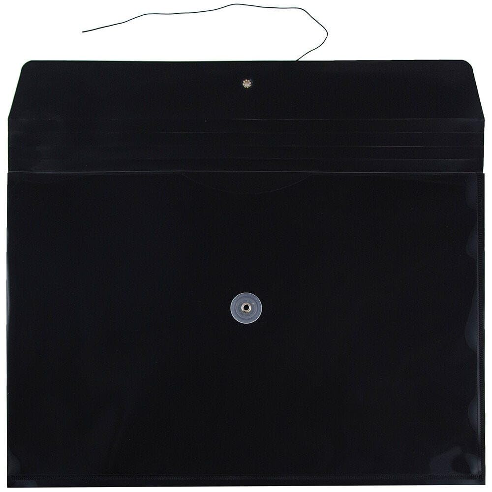 Plastic Envelopes with Button & String Closure - 9.75x14.5