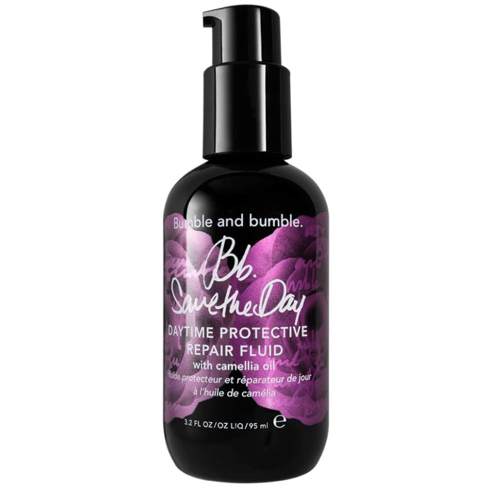 Bumble and Bumble Save The Day Protective Hair Repair Fluid 3.2 oz - Heat Protectant & Damage Repair for Dry, Damaged Hair - Perfect for Styling, Blowouts & Daily Hair Care