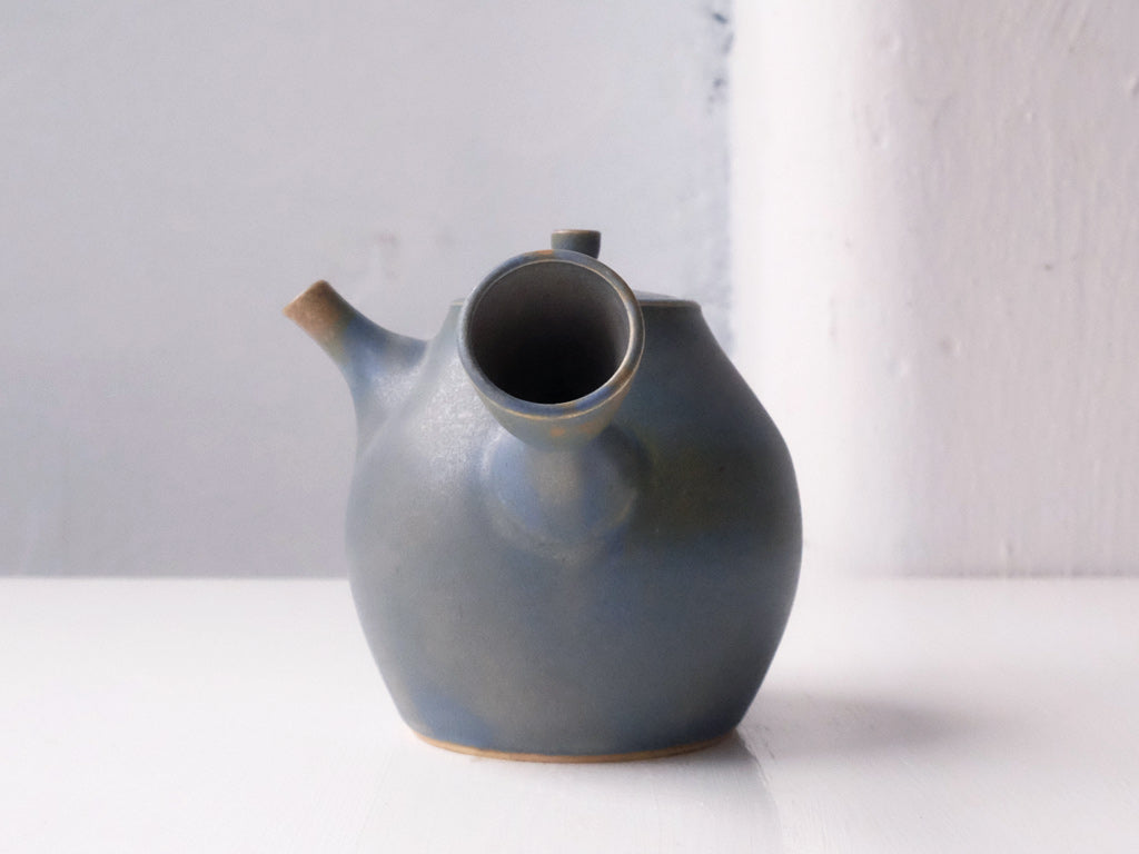 Premium Japanese Kyusu Teapot by Okaueyakumo - Traditional Clay Teapot for Green Tea & Sencha - Perfect for Tea Ceremonies & Home Brewing