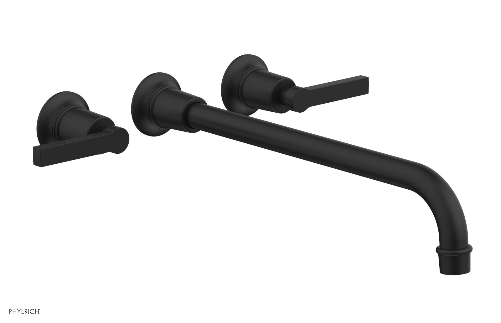 HEX MODERN Wall Mount Lavatory Faucet Set with 14