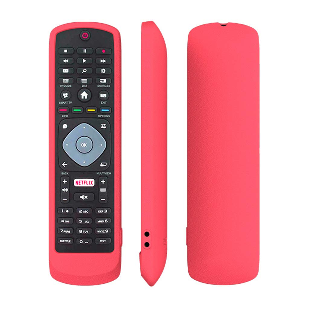 Durable Silicone Protective Cover for Philips Smart TV & Netflix Remote Control - Shockproof & Anti-Slip Grip for Easy Use at Home or Office