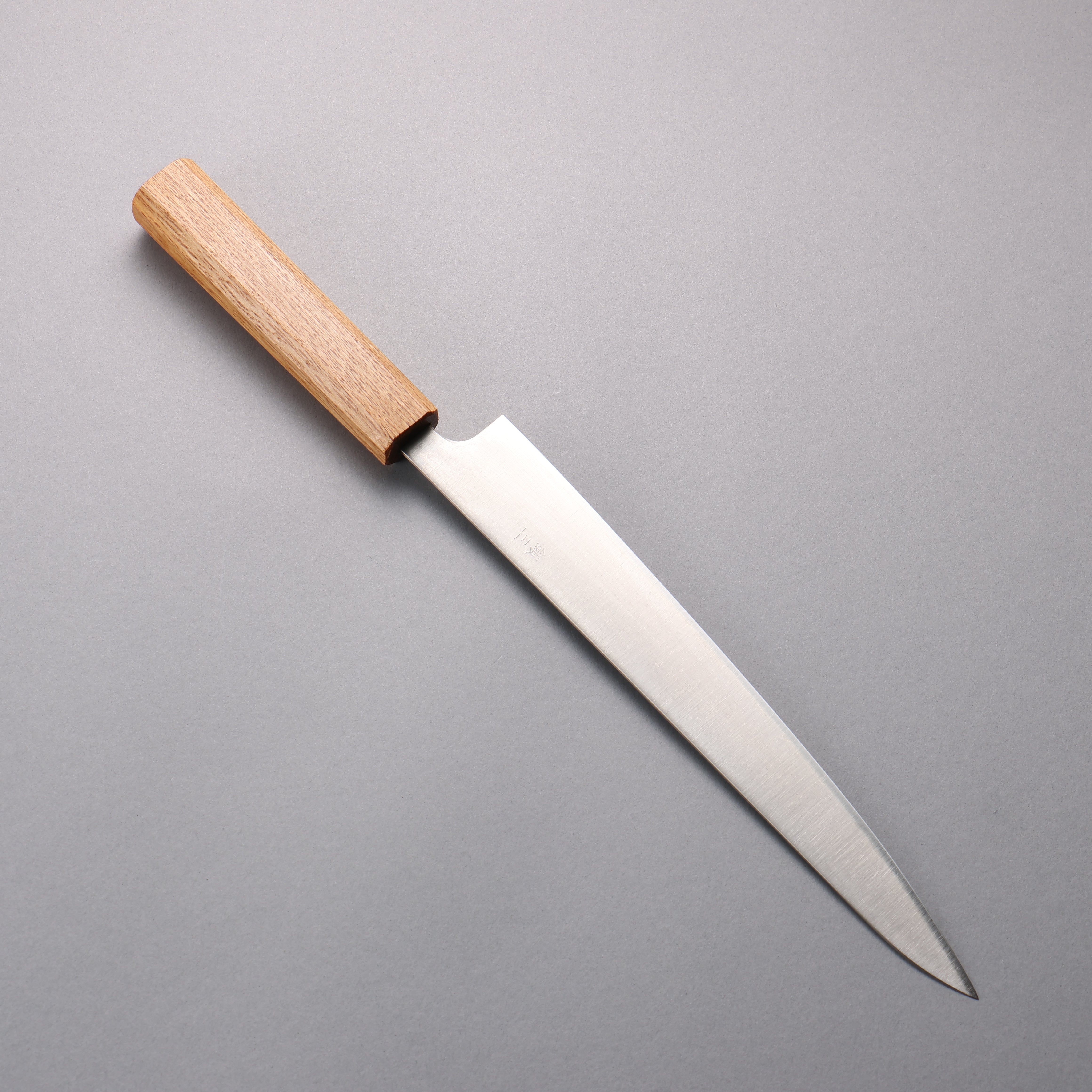 Premium Sujihiki Knife 240mm - Japanese Silver Steel No.3 with Mirror Polished Finish & White Oak Handle - Perfect for Sushi, Sashimi, and Meat Slicing