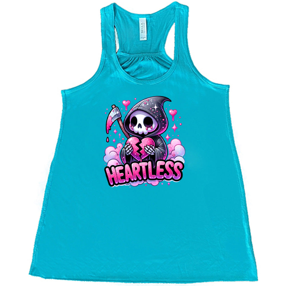 Heartless Shirt for Women - Trendy Gothic Graphic Tee for Casual Wear, Street Style & Alternative Fashion | Perfect for Concerts, Halloween & Everyday Outfits