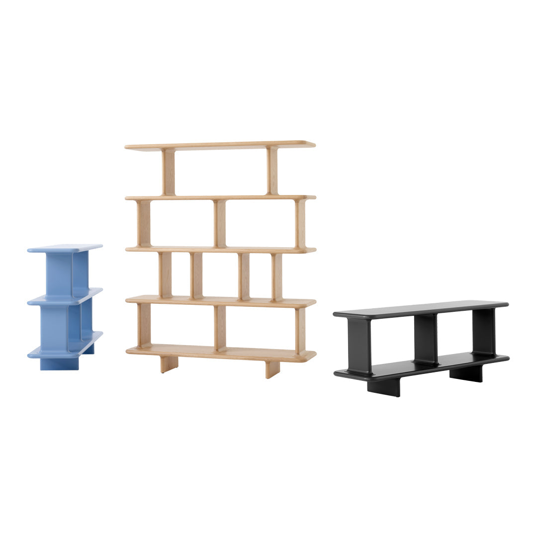 JH44 Standing Shelf - Modern Wooden Bookshelf for Home & Office - Perfect for Living Room, Bedroom, and Office Organization