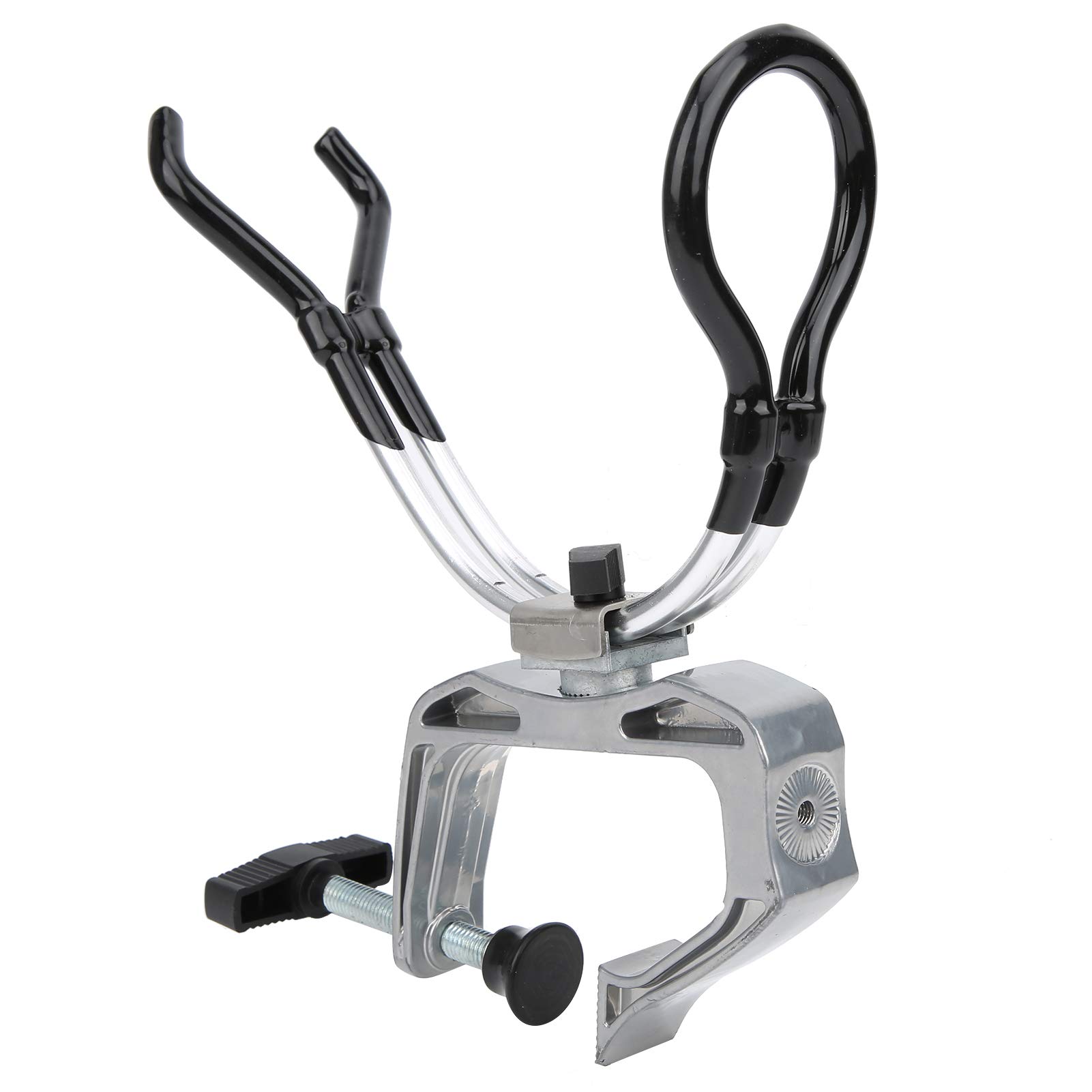 360 Degree Adjustable Anti-Slip Fishing Rod Holder - Universal Clamp Design for Boat, Kayak & Ice Fishing - Durable Rod Rack for Fishing Enthusiasts - Perfect for Marine, Freshwater & Outdoor Fishing Adventures