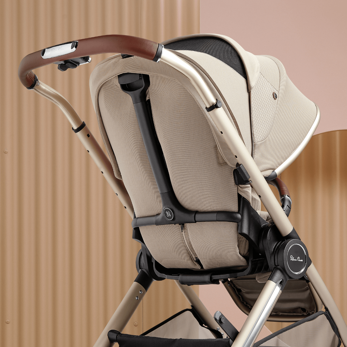 Silver Cross Reef Stroller with Folding Bassinet - Lightweight Compact Travel Baby Stroller for Newborns & Toddlers - Perfect for Shopping, Travel & Daily Walks