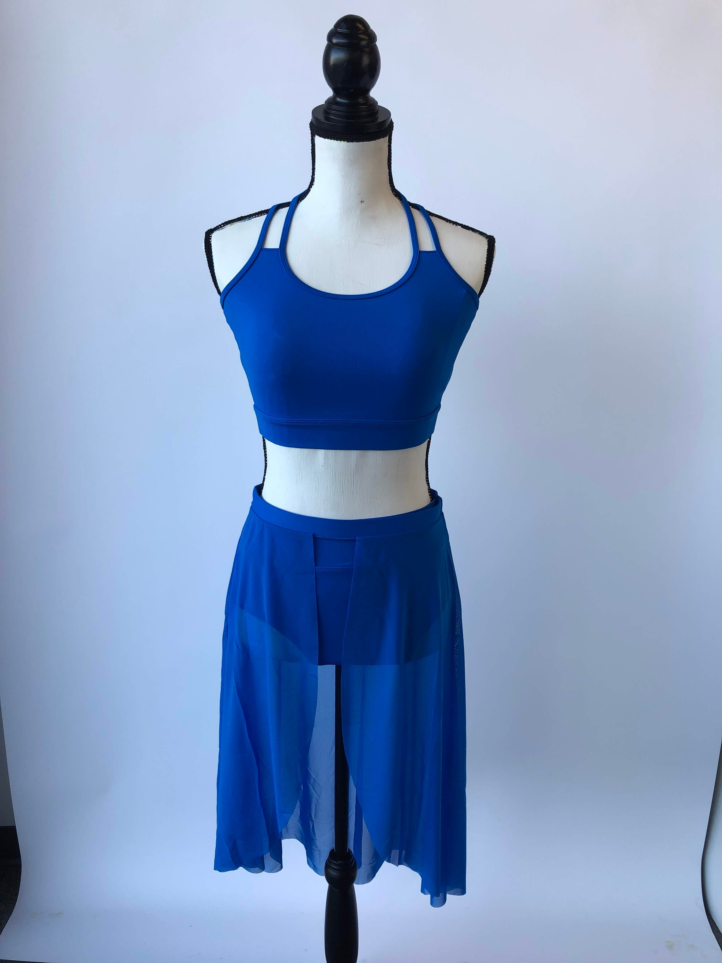 M7052LM Women's Mesh X Back Crop Top - Sexy Summer T-Shirt for Casual Wear, Beach, and Night Out