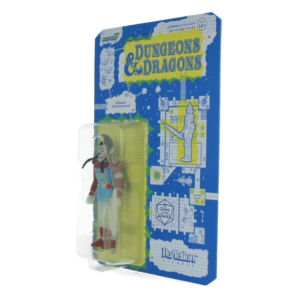 Githyanki Glow-in-the-Dark Dungeons & Dragons ReAction Figure Wave 4 - Perfect for D&D Game Nights, Collectors & Fantasy Decor