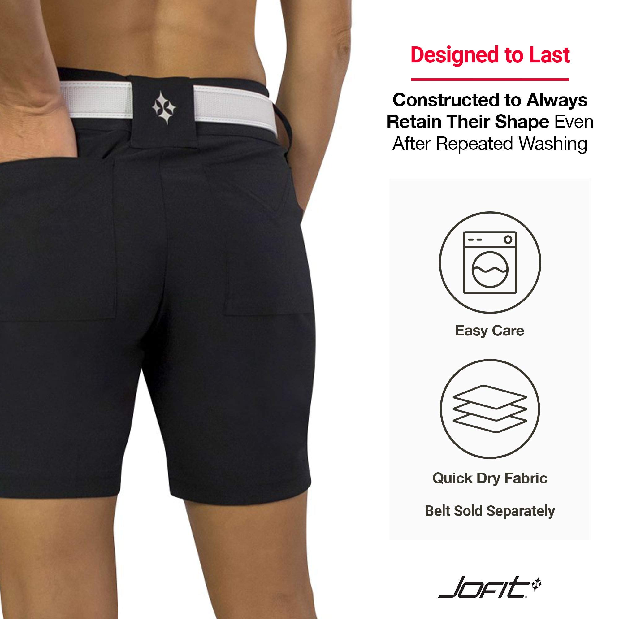 Jofit Women's Golf Shorts - Breathable Athletic Shorts for Golf, Running & Casual Wear | Comfortable & Stylish Activewear for Everyday Use