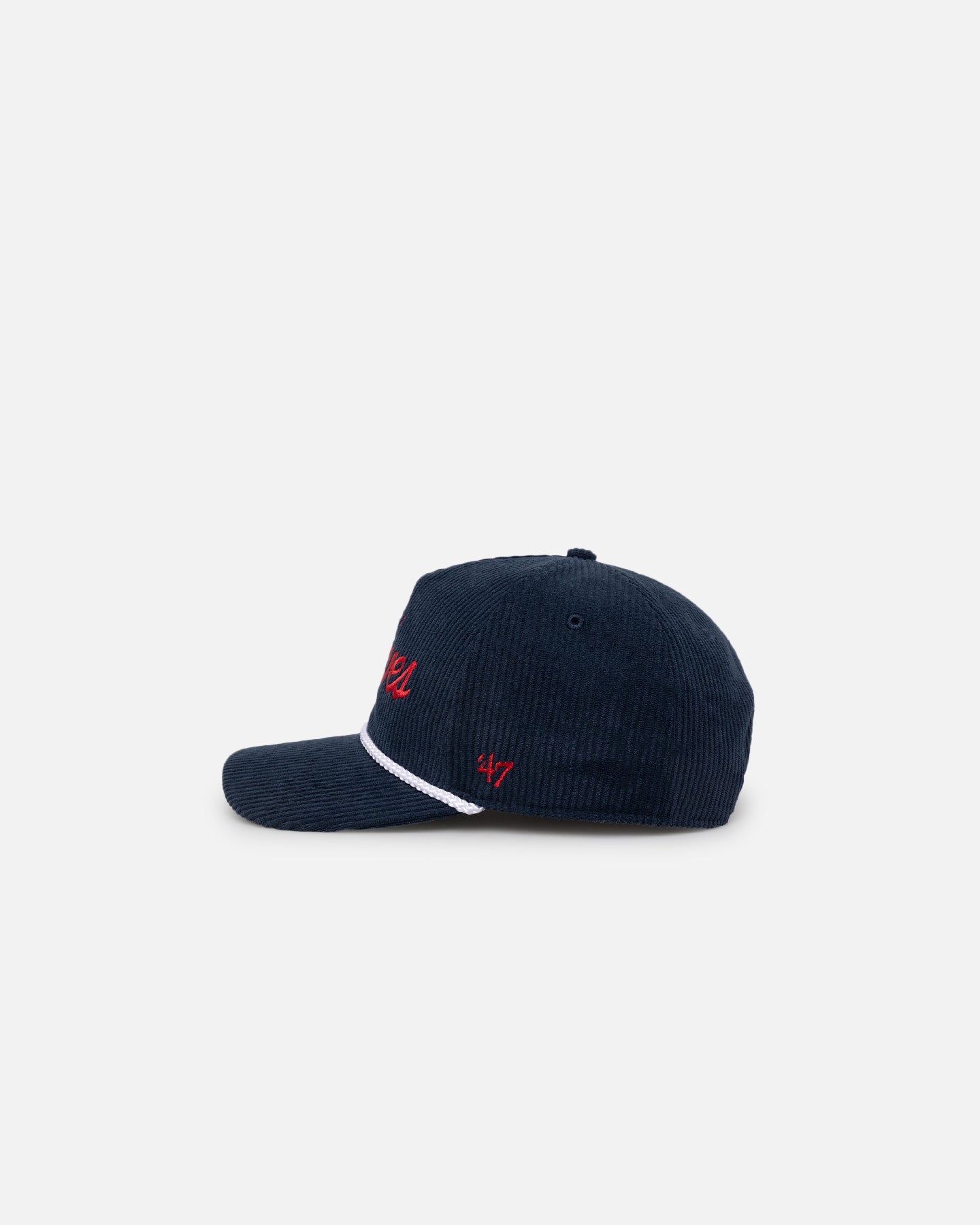 47 Brand Atlanta Braves Crossrope Hitch Snapback Navy Hat - Adjustable Baseball Cap for Men & Women - Perfect for Sports, Casual Wear & Braves Fan Gifts