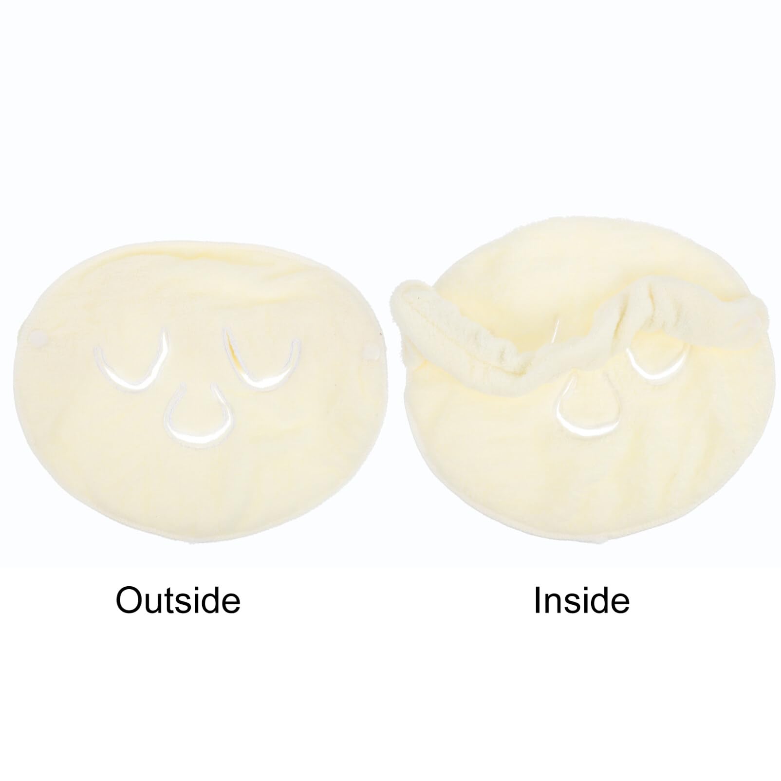 Beaupretty Soft Polyester Face Towel Mask for Women & Girls - Moisturizing Facial Steaming Towel for Spa, Skincare & Beauty Routine at Home