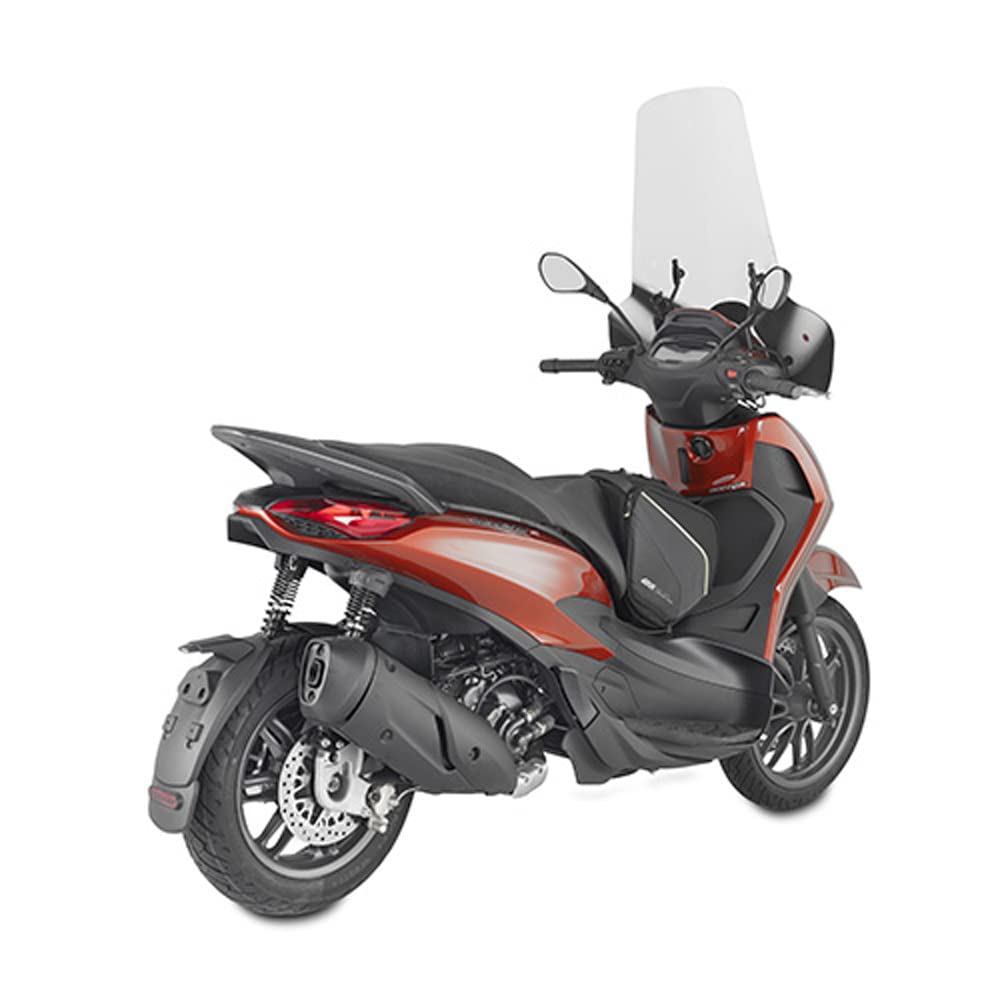 Givi Easy Bag Roller Tunnel Bag 15L - Waterproof Motorcycle Saddlebag for Harley, Honda, Yamaha - Perfect for Commuting, Road Trips & Adventure Riding (Black)