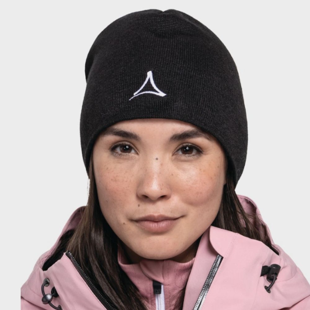 Schoffel Unisex Ski Hat Forno - Warm Winter Beanie for Men & Women, Black - Perfect for Skiing, Snowboarding & Cold Weather Activities