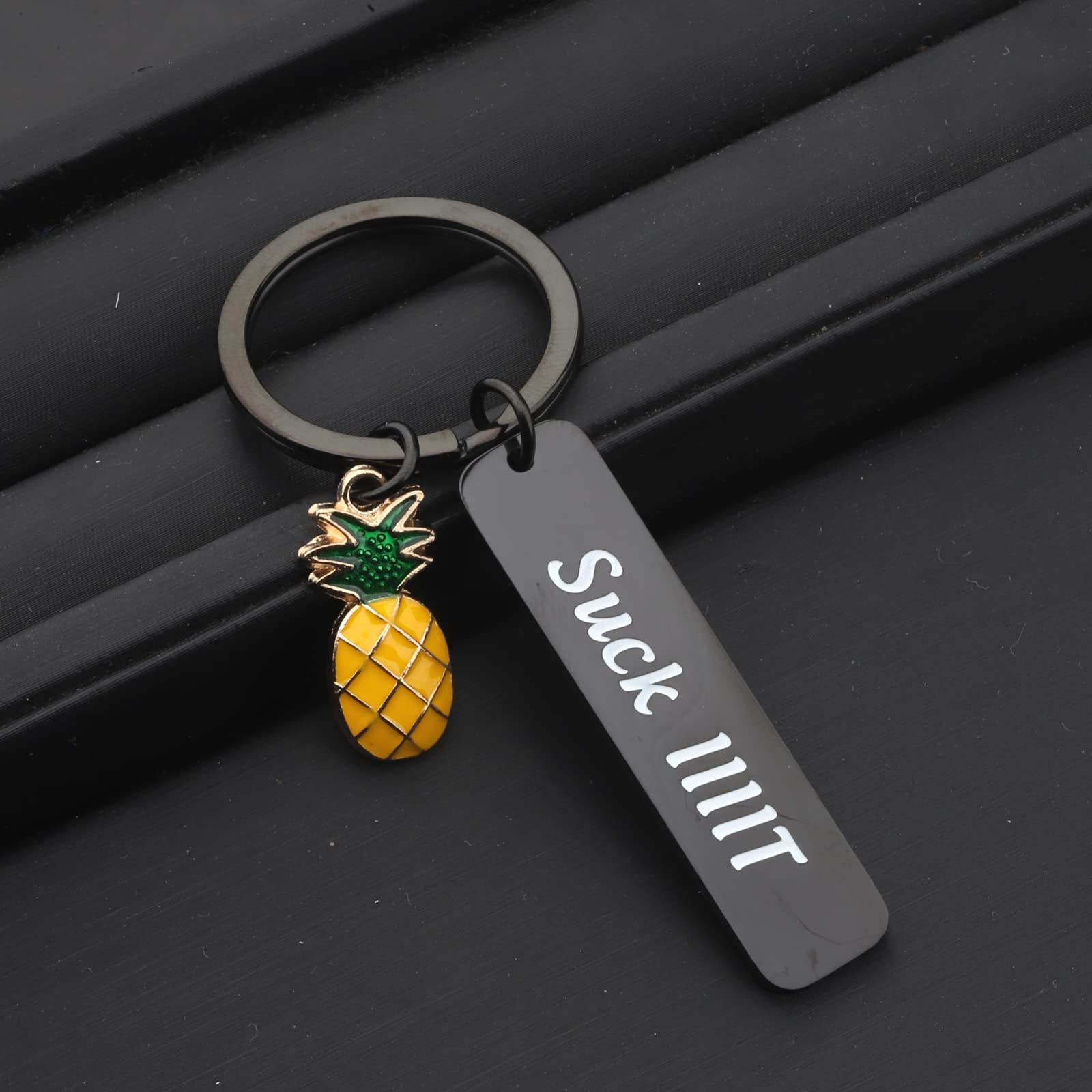 FAADBUK Pineapple Keychain - Psychedelic TV Show Inspired Gift for Fans - Perfect for Keychains, Backpacks, and Party Favors