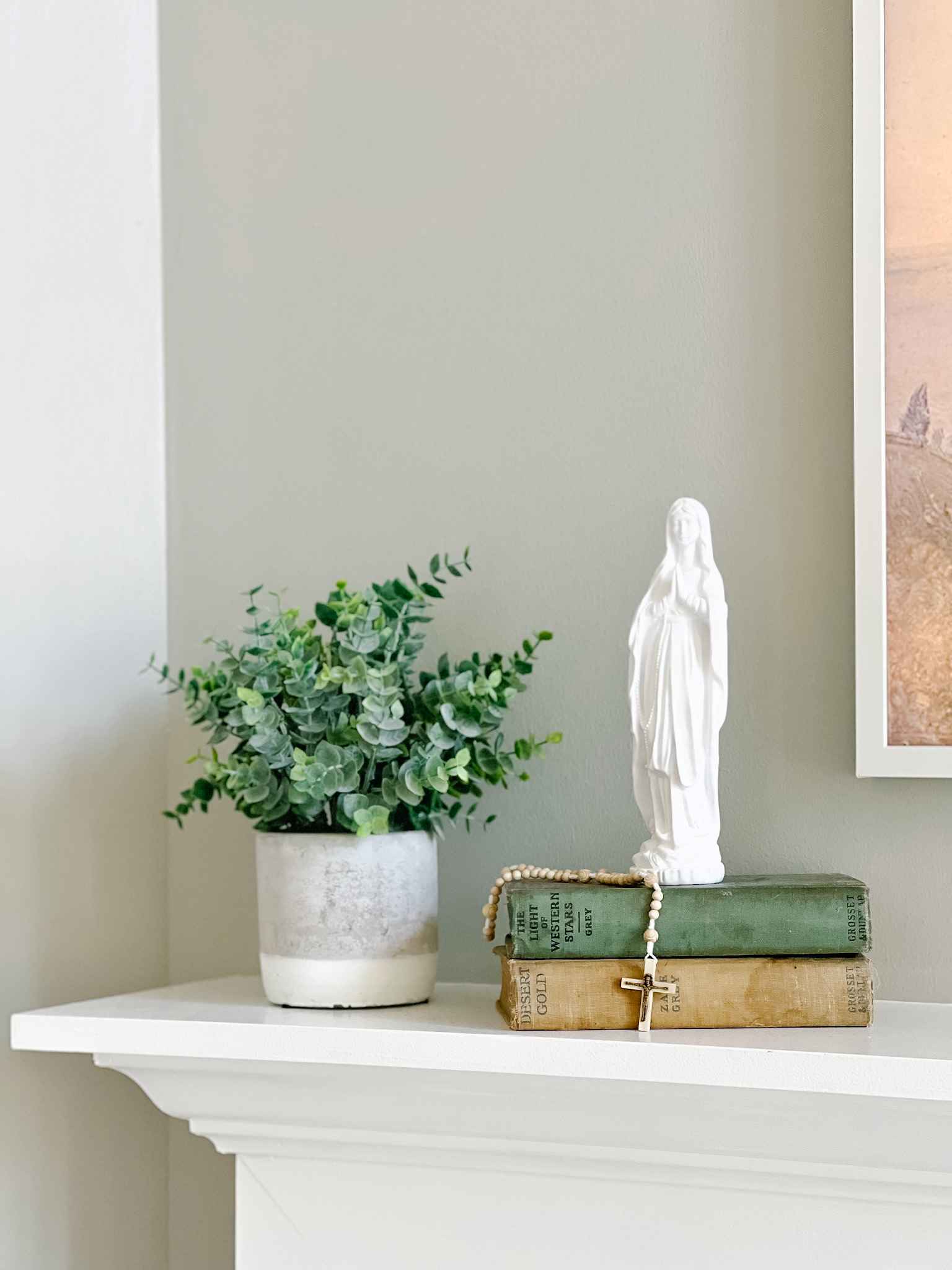 Our Lady of the Rosary Statue - Handcrafted Catholic Religious Statue for Home Altar, Prayer Room & Garden Decor - Perfect for Devotion & Spiritual Gifts