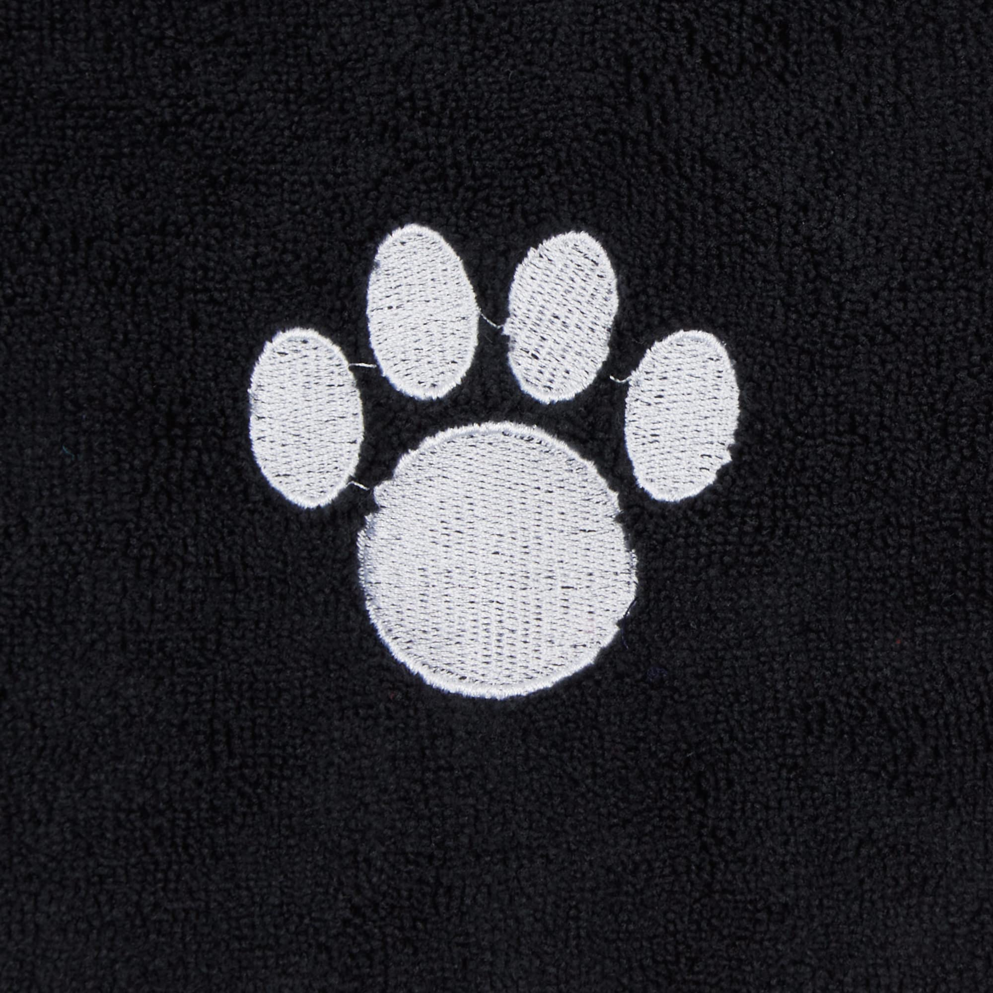 Bone Dry Pet Grooming Towel Set - Super Absorbent Microfiber Dog & Cat Drying Towels (15x30 Inches, Black, 3-Pack) - Quick Dry for Bath Time, Grooming & Outdoor Adventures