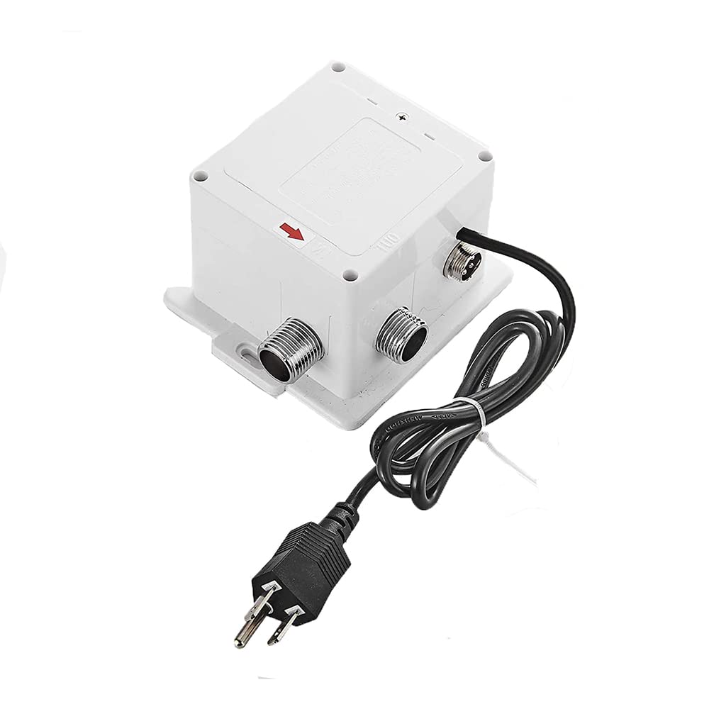 Automatic Sensor Touchless Faucet Control Box - Dual Powered (AC/DC) for Bathroom, Kitchen & Lavatory Sinks - Ideal for Hotels, Restaurants & Public Washrooms - Hygienic Hands-Free Water Flow Control