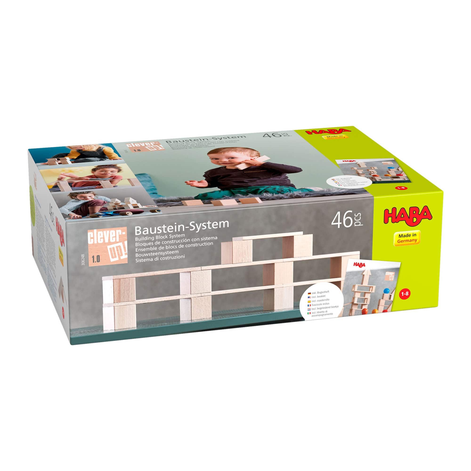 Clever Up! Building Block System 1.0 - STEM Educational Toy for Kids Ages 5-12 | Creative Construction Set for Classroom Learning & Home Play