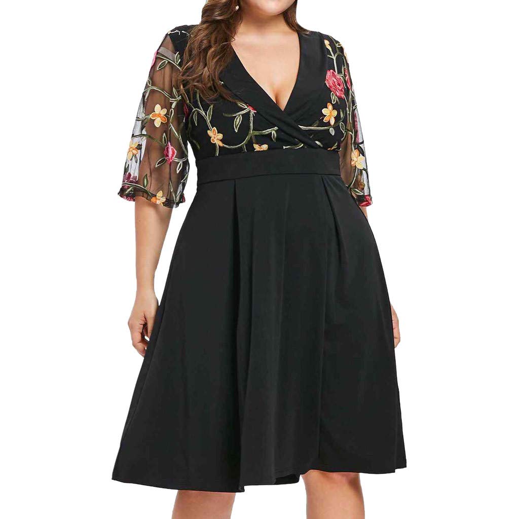 Plus Size Graduation Dresses for Women 2024 - Elegant Summer Wedding Guest Dress, Flowy Bridesmaid & Party Sundress - Perfect for Graduation Ceremonies, Beach Weddings & Garden Parties