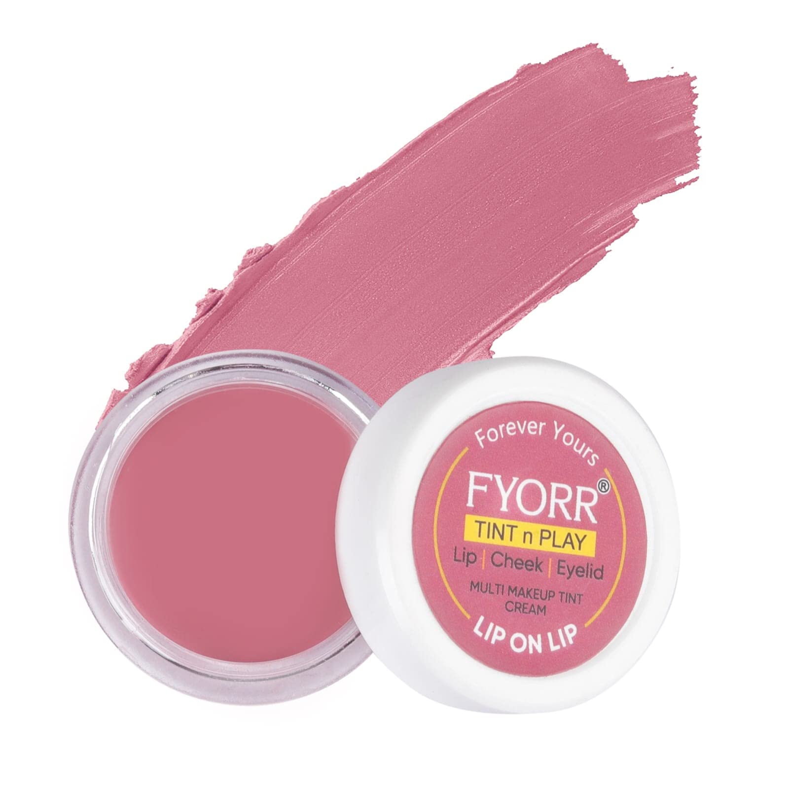 FYORR Premium Lips N Cheeks Eyes Tint - Natural Multitasking Lipstick, Blush & Eyeshadow for a Flawless Glow (7g) | Perfect for Everyday Makeup, Date Nights & Professional Looks