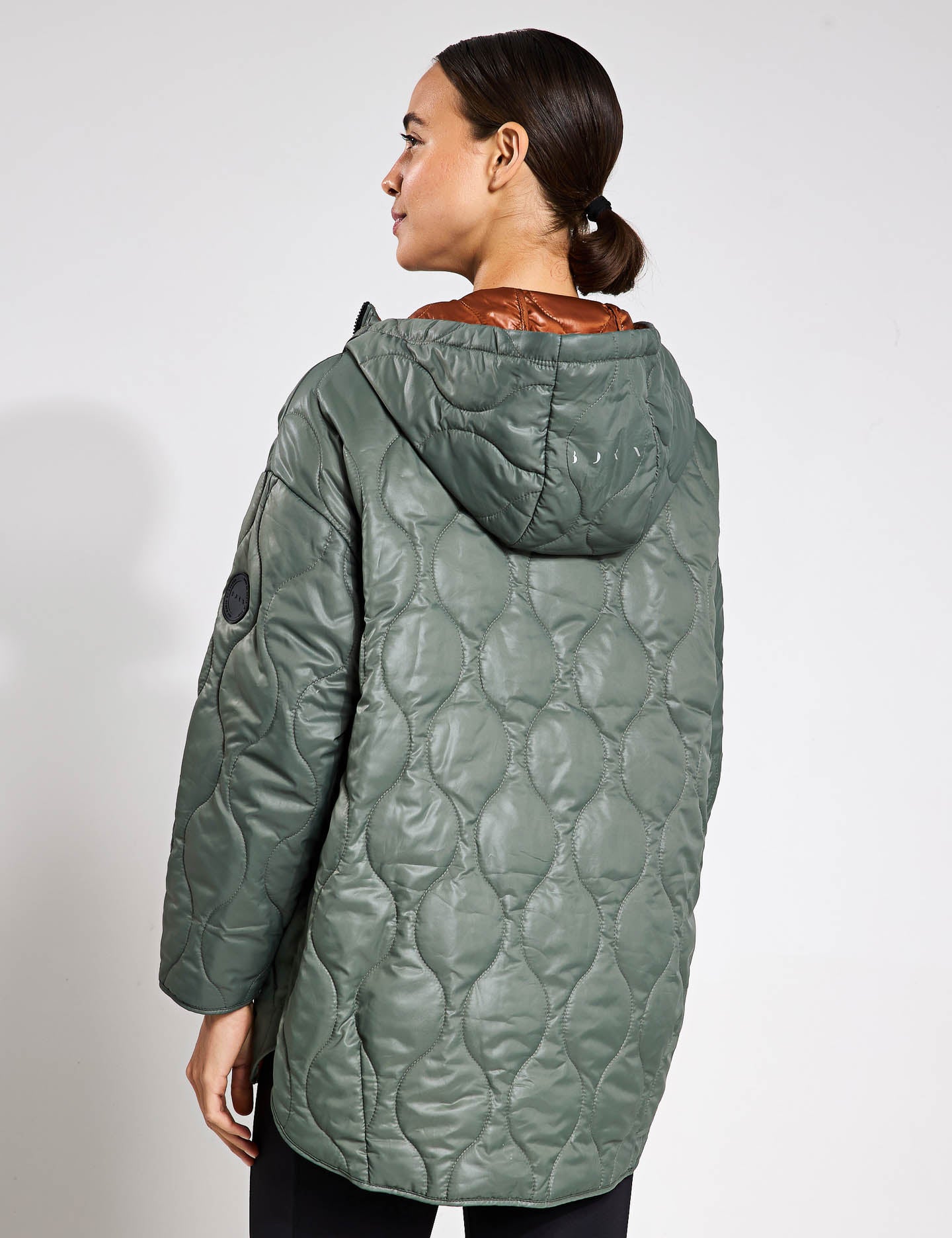 Ashley Jacket for Women - Waterproof Winter Coat with Hood, Warm Fleece Lining - Perfect for Hunting, Hiking & Outdoor Adventures in Gingerbread Color