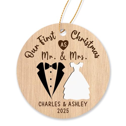 Mr & Mrs Christmas Ornament