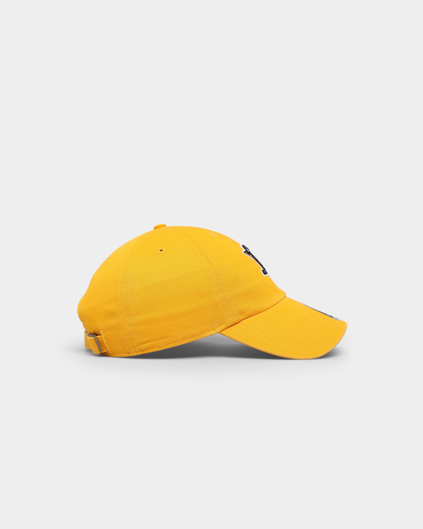 47 Brand Pittsburgh Penguins Adjustable Strapback Hat - Gold NHL Hockey Fan Cap for Men & Women - Perfect for Game Day, Tailgating and Sports Events
