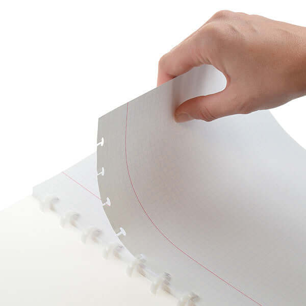 Atoma Classic Colours Polypropylene Cover Disc Bound Refillable Notebook 195 x 210mm - Perfect for Office, School & Creative Journaling
