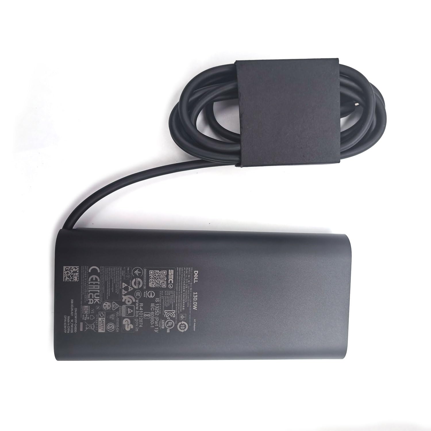 Dell 130W USB-C Laptop Charger - Compatible with XPS 9730/9530, Precision 3570/3580/3581/5470/5480/3470/3480, Alienware X14 R2 & Inspiron 16 Plus 7630 | Fast Charging AC Power Adapter (HA130PM170) for Home, Office & Travel