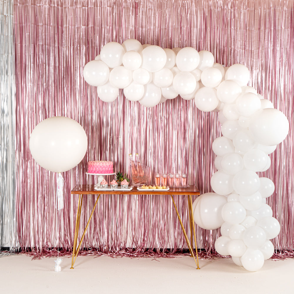 Balloonify Matte White Latex Balloons - 36 Inch, Pack of 10 | Perfect for Birthday Parties, Weddings & Baby Showers