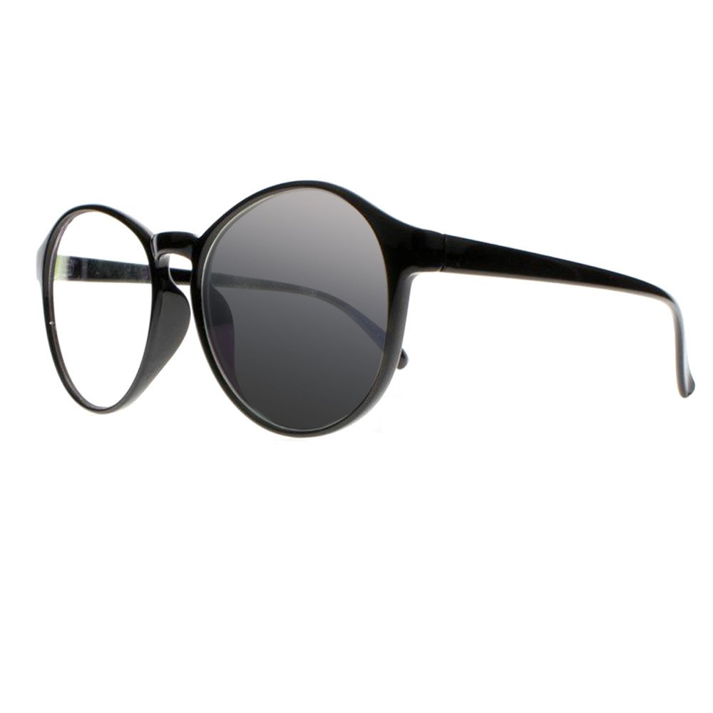 Progressive Multifocal Transition Photochromic Reading Glasses & Sunglasses for Men & Women – Large Oval Frame – Ideal for Reading, Driving & Outdoor Activities