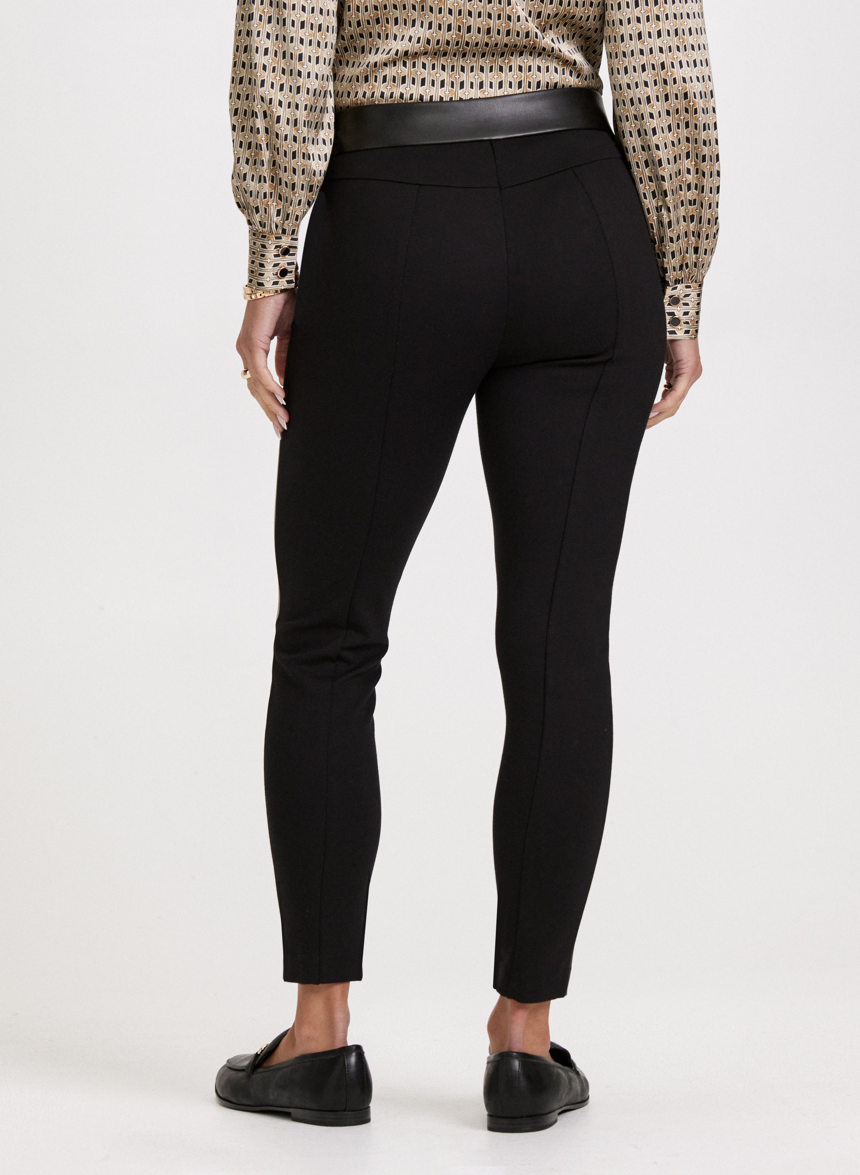 Chloe Vegan Leather Leggings for Women - High Waisted Faux Leather Pants, Stretchy & Comfortable - Perfect for Yoga, Workout, and Casual Wear