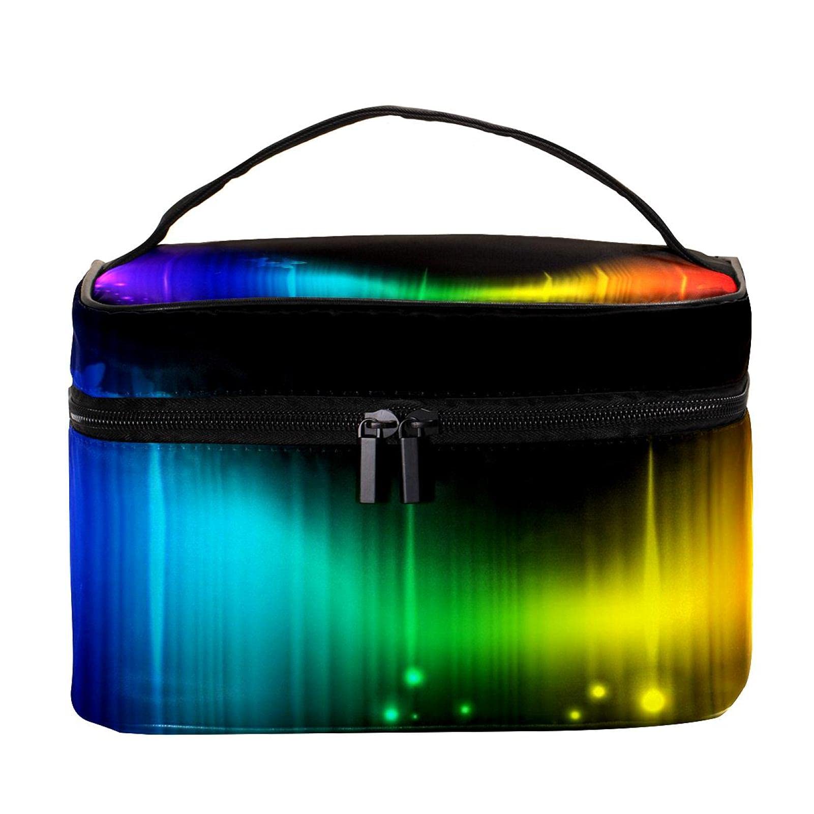 Colorful Butterfly Dream Abstract Design Large Travel Makeup Bag - Waterproof Cosmetic Organizer with Zipper for Women & Girls | Perfect for Travel, Gym, Beach & Daily Use