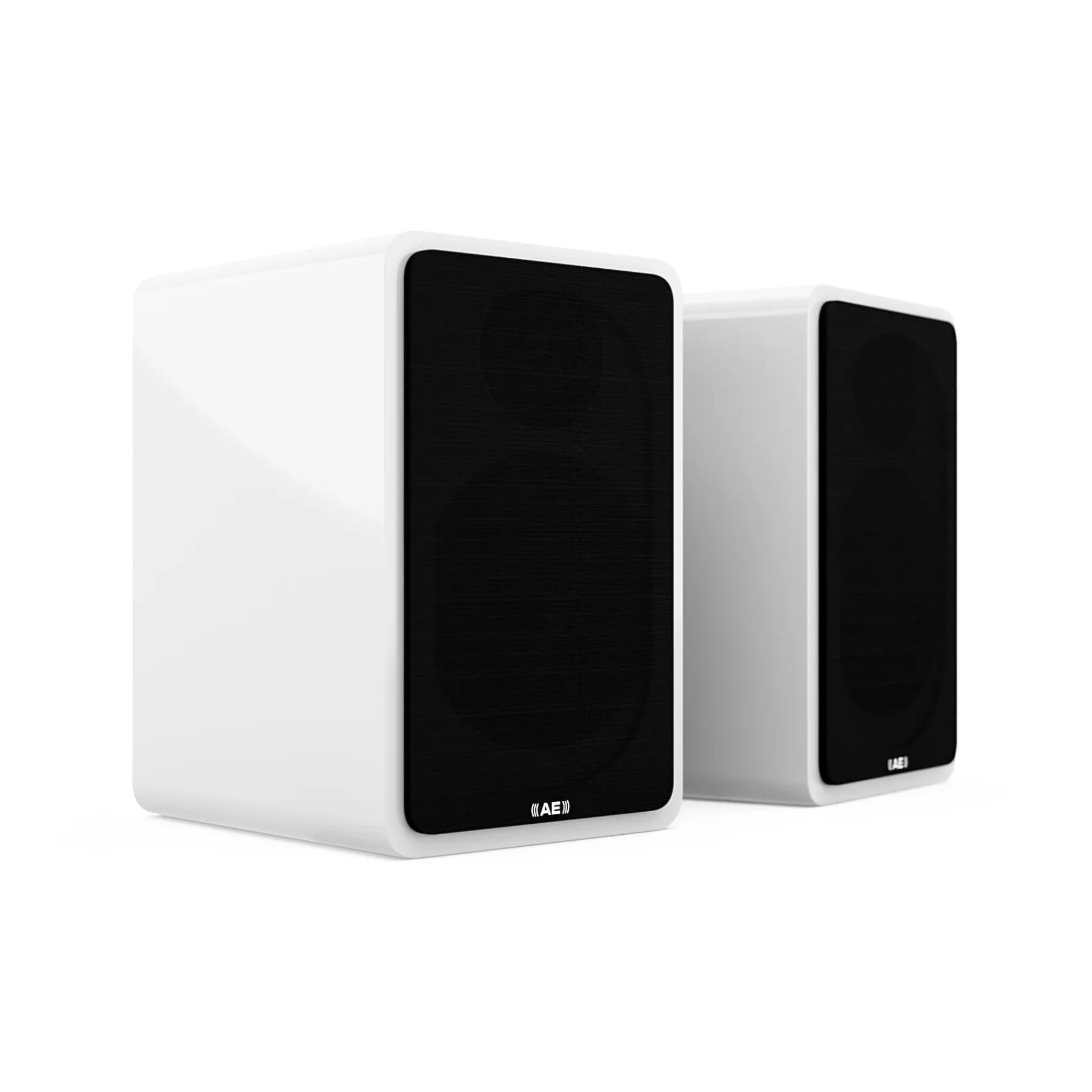 Acoustic Energy AE1 Active Bookshelf Speakers - High-Performance 2-Way Powered Studio Monitors for Home Audio & Professional Recording