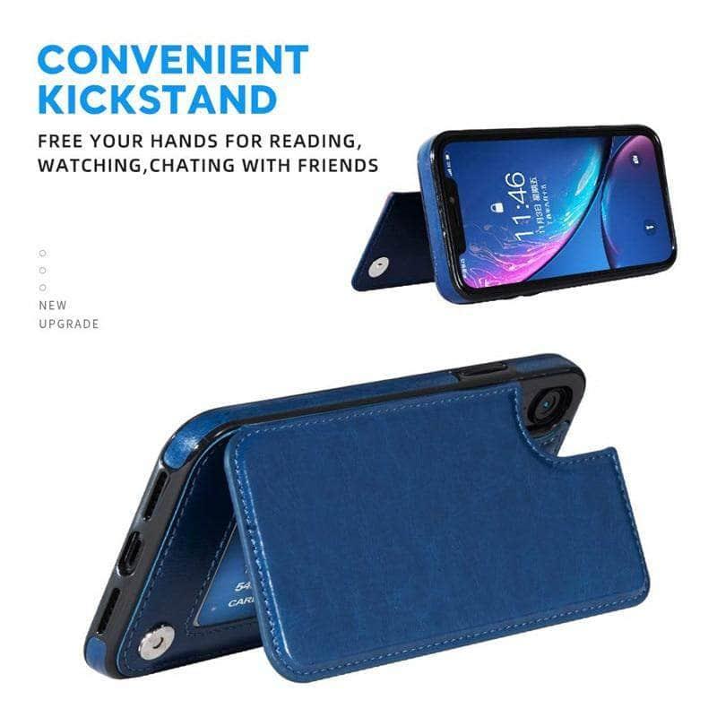 Luxury Slim iPhone 13 Wallet Case with 3 Card Slots - Premium Leather Phone Cover for Women & Men | Perfect for Travel, Work & Everyday Use