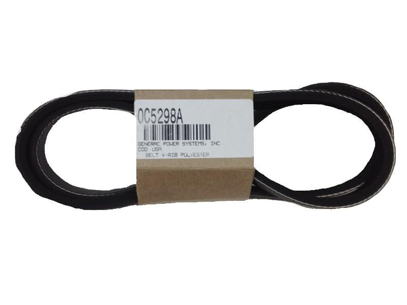 Generac Belt V-Rib Polyester Replacement Part #0C5298A - Compatible with Generac Generators for Home Backup Power & Emergency Use