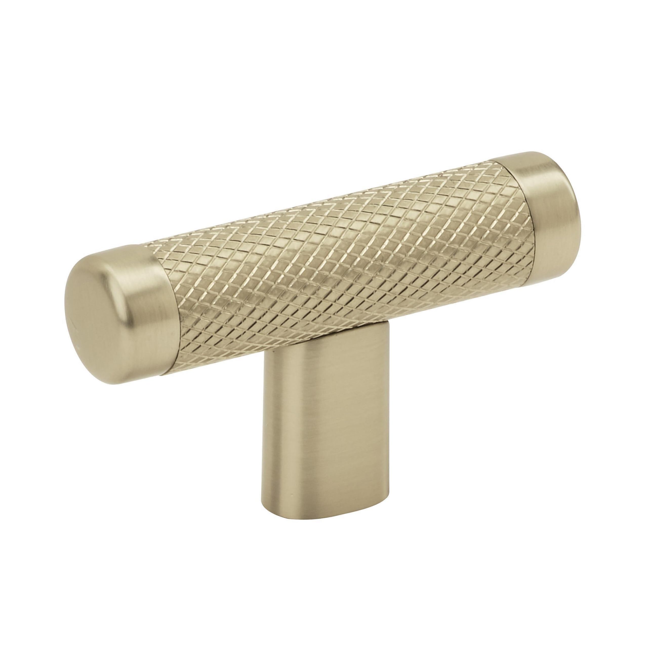 Amerock Bronx 2-5/8 Inch (67mm) Golden Champagne Cabinet Knob - 1 Pack - Kitchen & Bathroom Drawer Pulls - Dresser Hardware for Bedroom, Living Room & Office Furniture